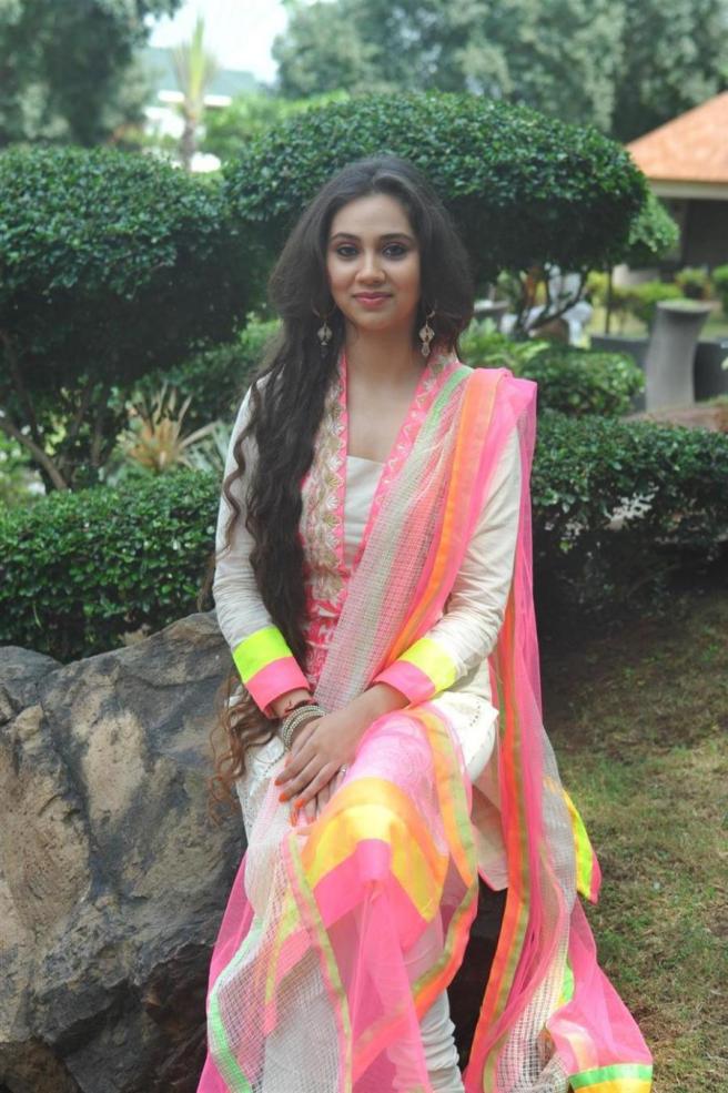 Actress Sasha Agha at Mahur of film Desi Kattey at Madh Island in Mumbai on Wednesday, October 9th, 2013. (Photo: IANS)